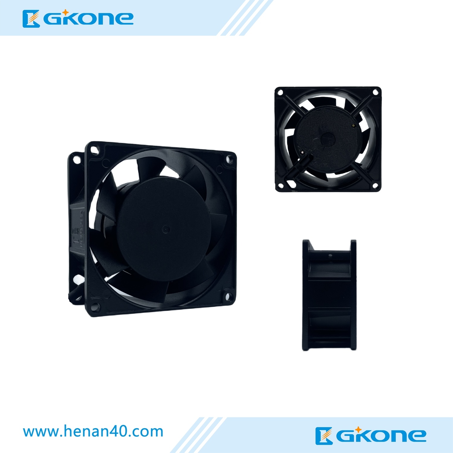 115V/230V Panel Cooling Fan 80*80*38mm Axial Flow Fans with CE RoHS