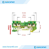 500V 26A PT1.5-Quattro PE Ground Terminal Block Push-in Wire Connector 4 Pin for 1.5mm2