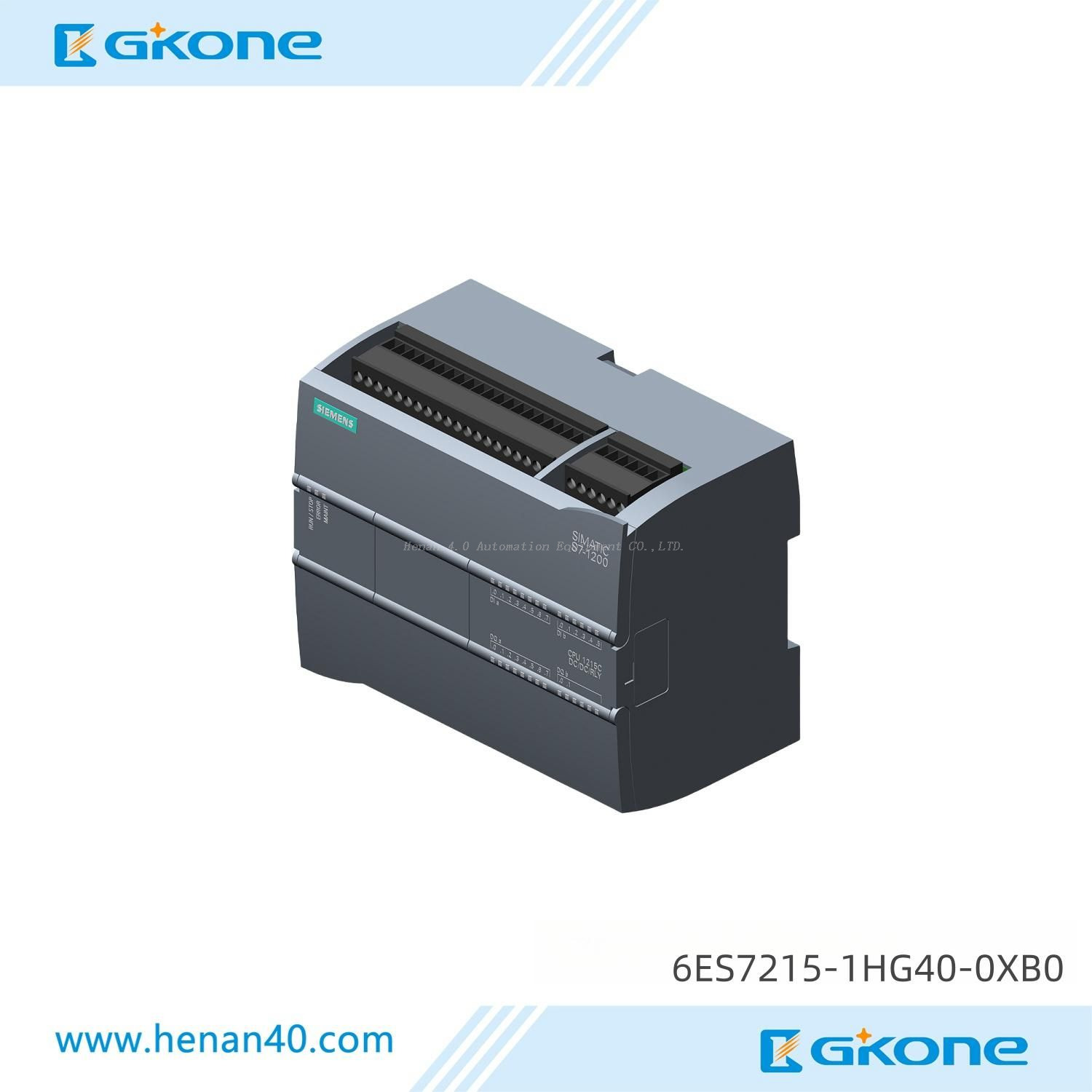 Siemens Automatic Simatic S7-1200 6es7215-1hg40-0xb0 PLC with EPROM Memory Module