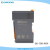 4 Channels Voltage Output 0~5VDC/0~10VDC/± 5VDC/± 10VDC, 16 Bits Remote Io