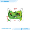 800V 32A Push-in Terminal Block PT2.5-PE 9 (1 in 1 put) Earth Ground Terminal Blocks