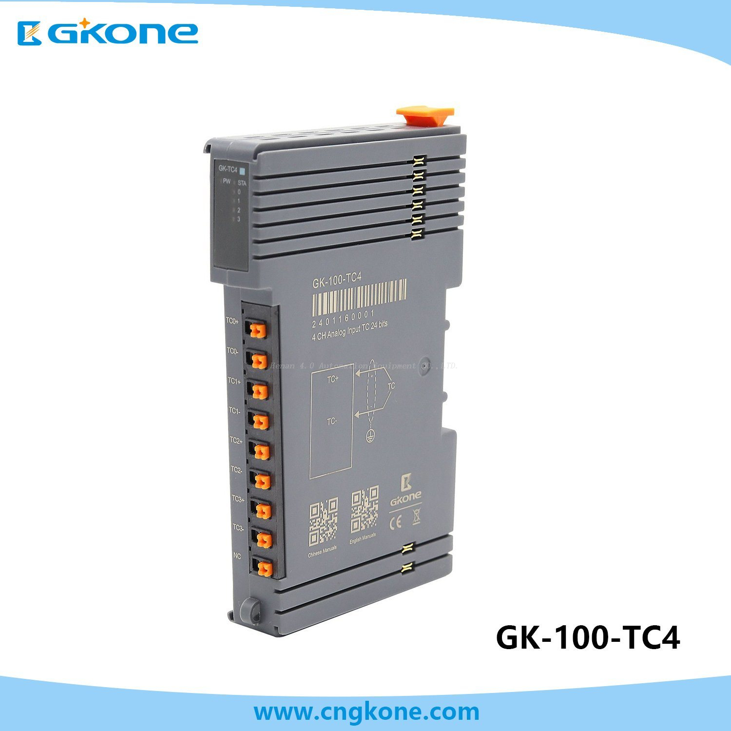 4-Channel Analog Input Thermocouple Signal Acquisition Internal Bus of The IO Modules 