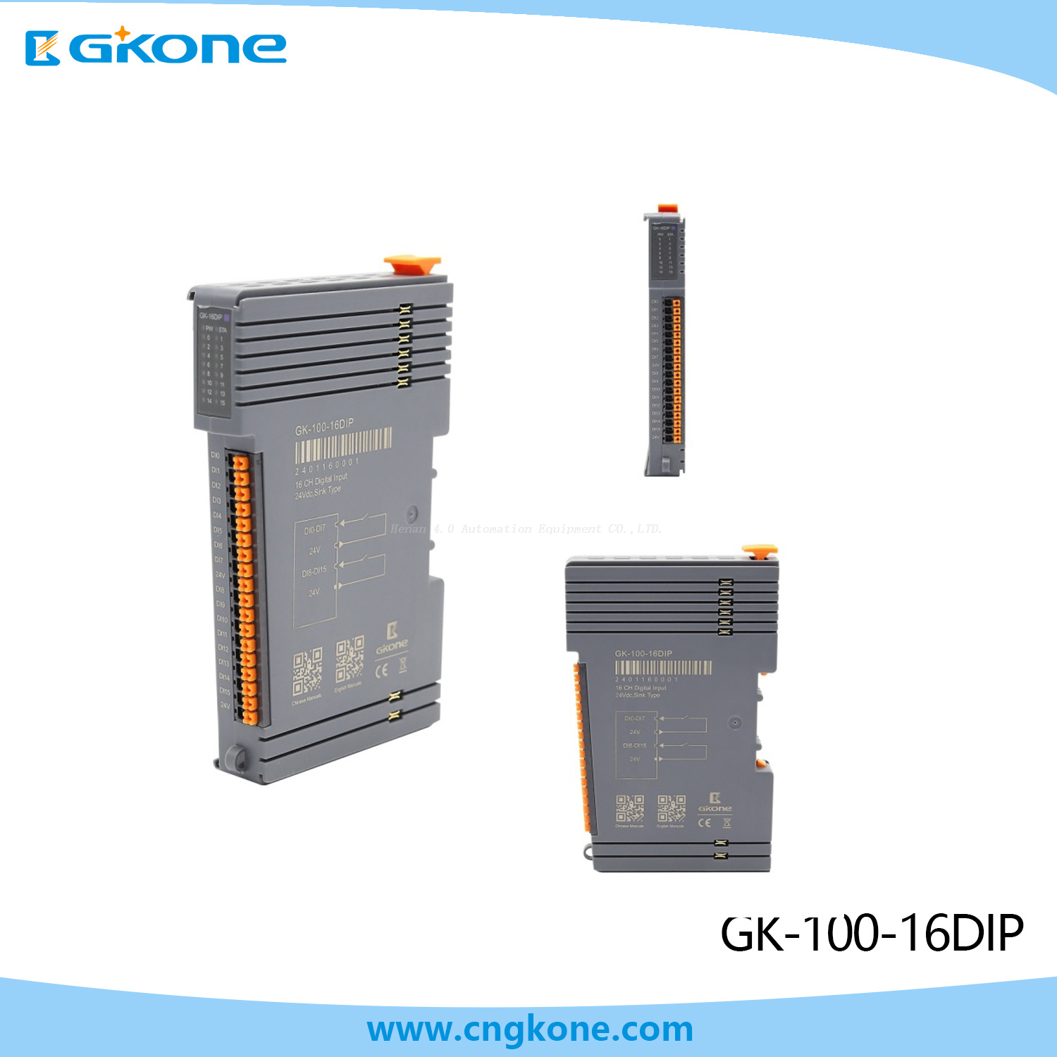 Remote Lo Module 16 Channel Digital 24VDC/ Sink Type for PLC