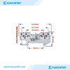 0.14-1.5mm2 PA66-V0 (2 input 2 output) Push in Feed Through Power Distribution Terminal Block