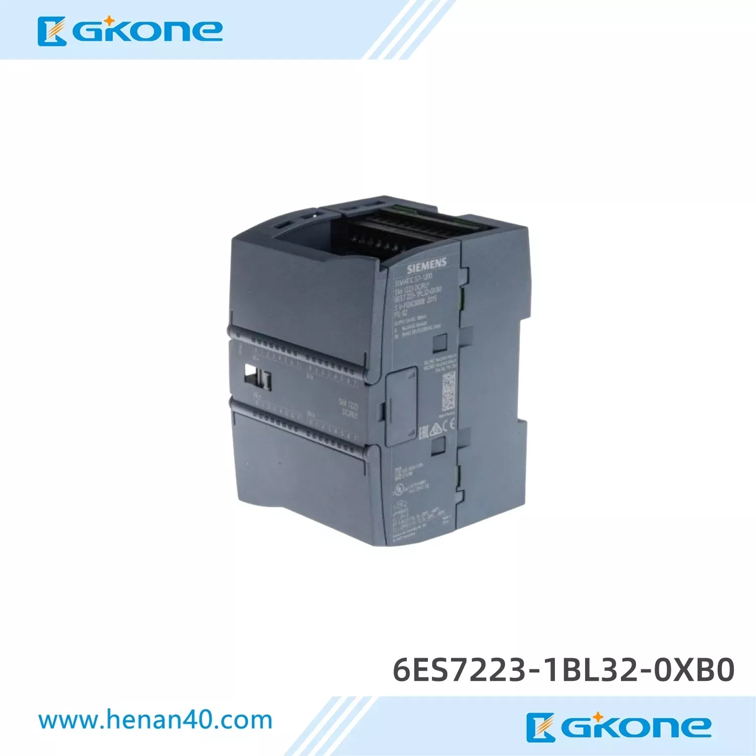 Original Siemens S7-1200 Control Module 6es7223-1pl32-0xb0 with EPROM Memory