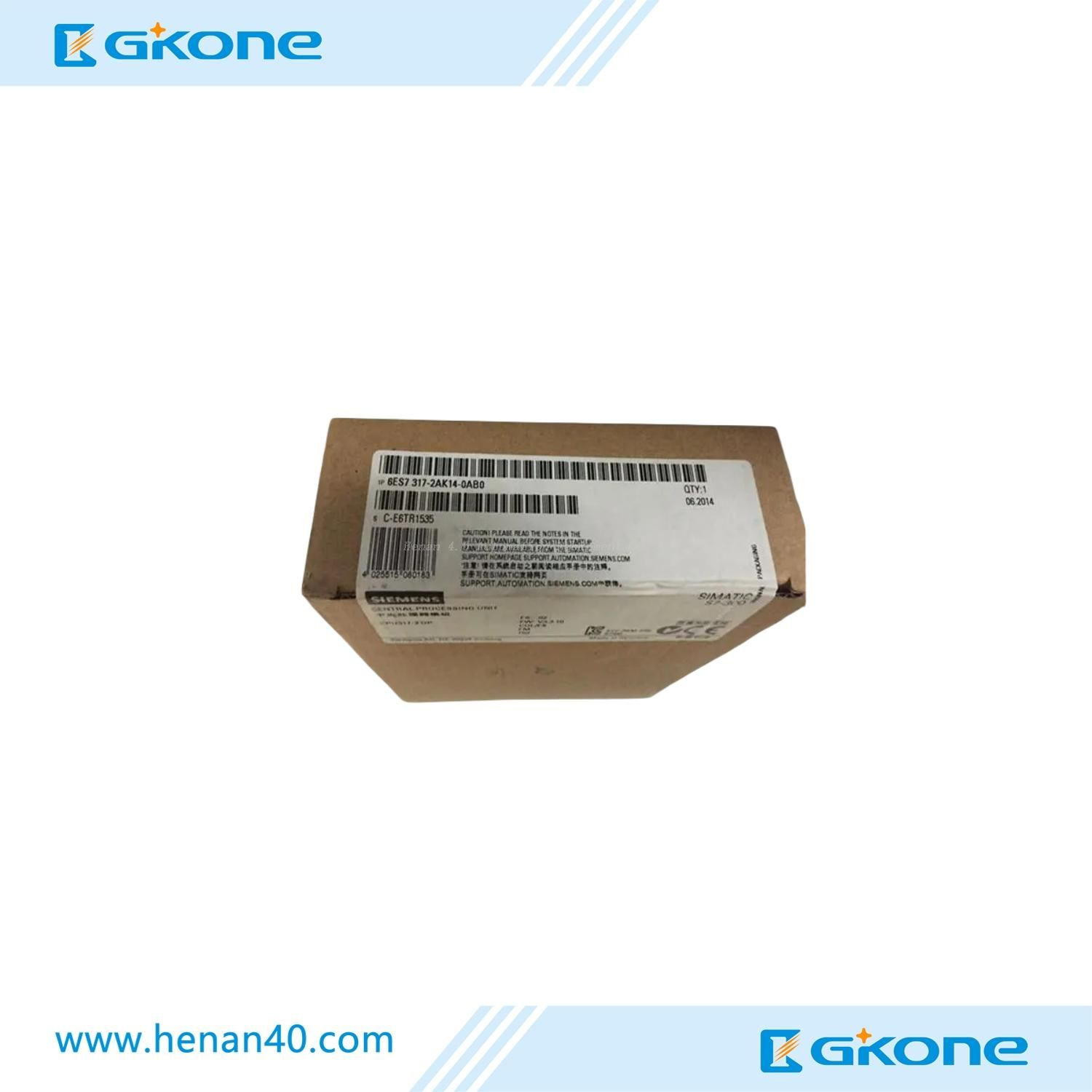 Siemens S7-300 CPU 317-2 Dp Original Authentic Programmable Logic Controller 6es7317-2ak14-0ab0