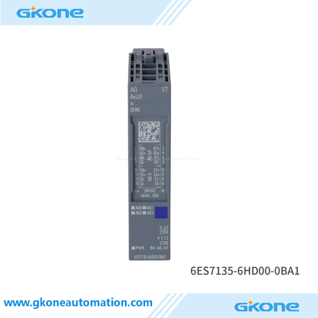 Siemens 6ES7135-6HD00-0BA1 ET 200SP PLC analog output card AQ 4xU/I