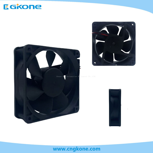 GKONE GK12038 DC Axial Fan 120×120×38mm 12V/24V/48V Brushless Industrial Cooling Fan for Cabinet Inverter VFD