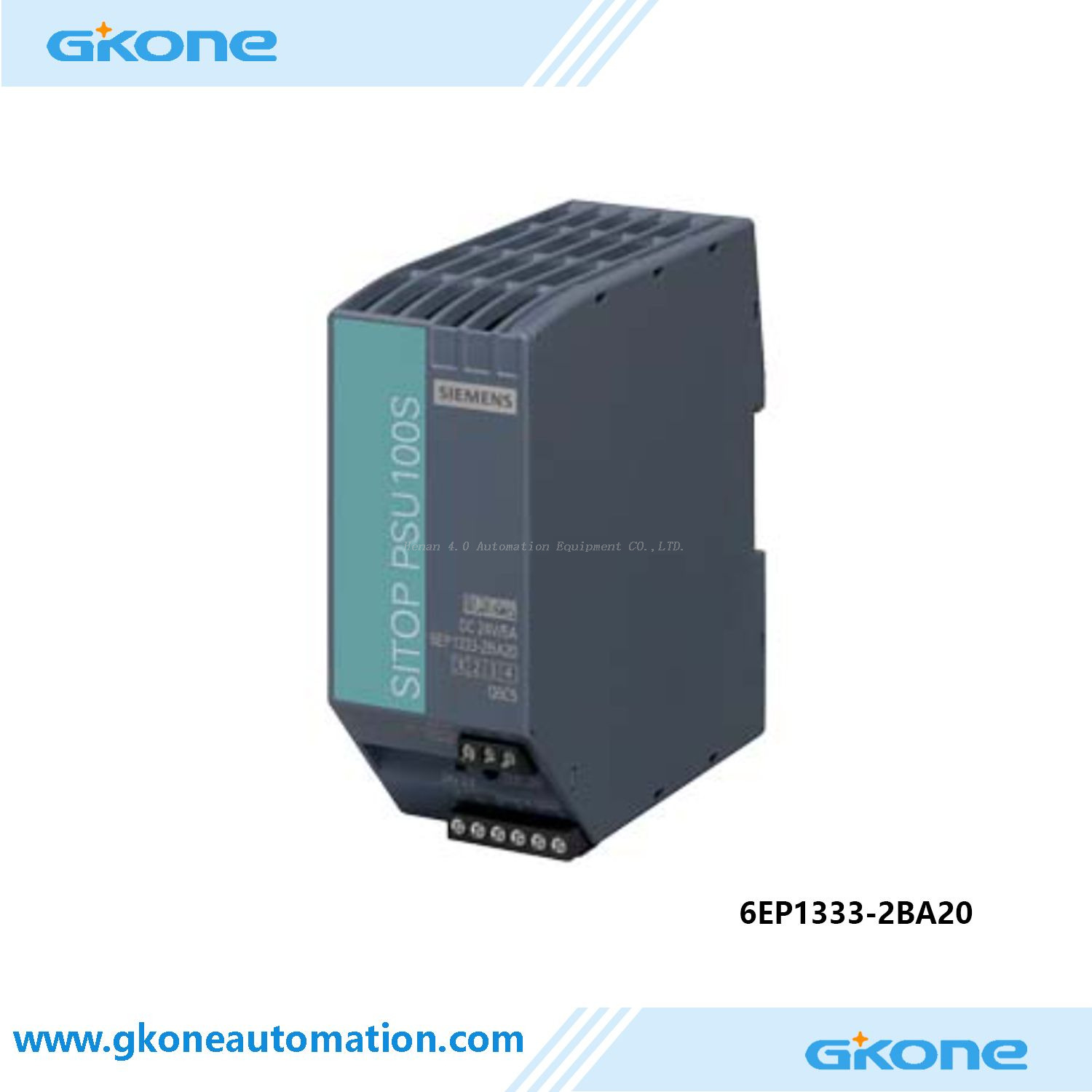 Siemens 6EP1333-2BA20 SITOP PSU100S Industrial Power Module 120 W Power Rating